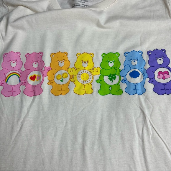 Care Bears Ivory  Short Sleeves T-shirt Junior Sizes - Picture 7 of 7